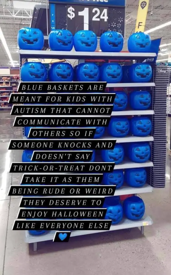 blue buckets halloween