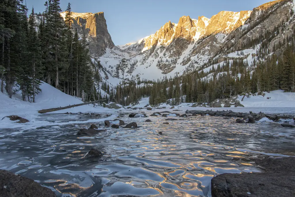 frozen lake colorado