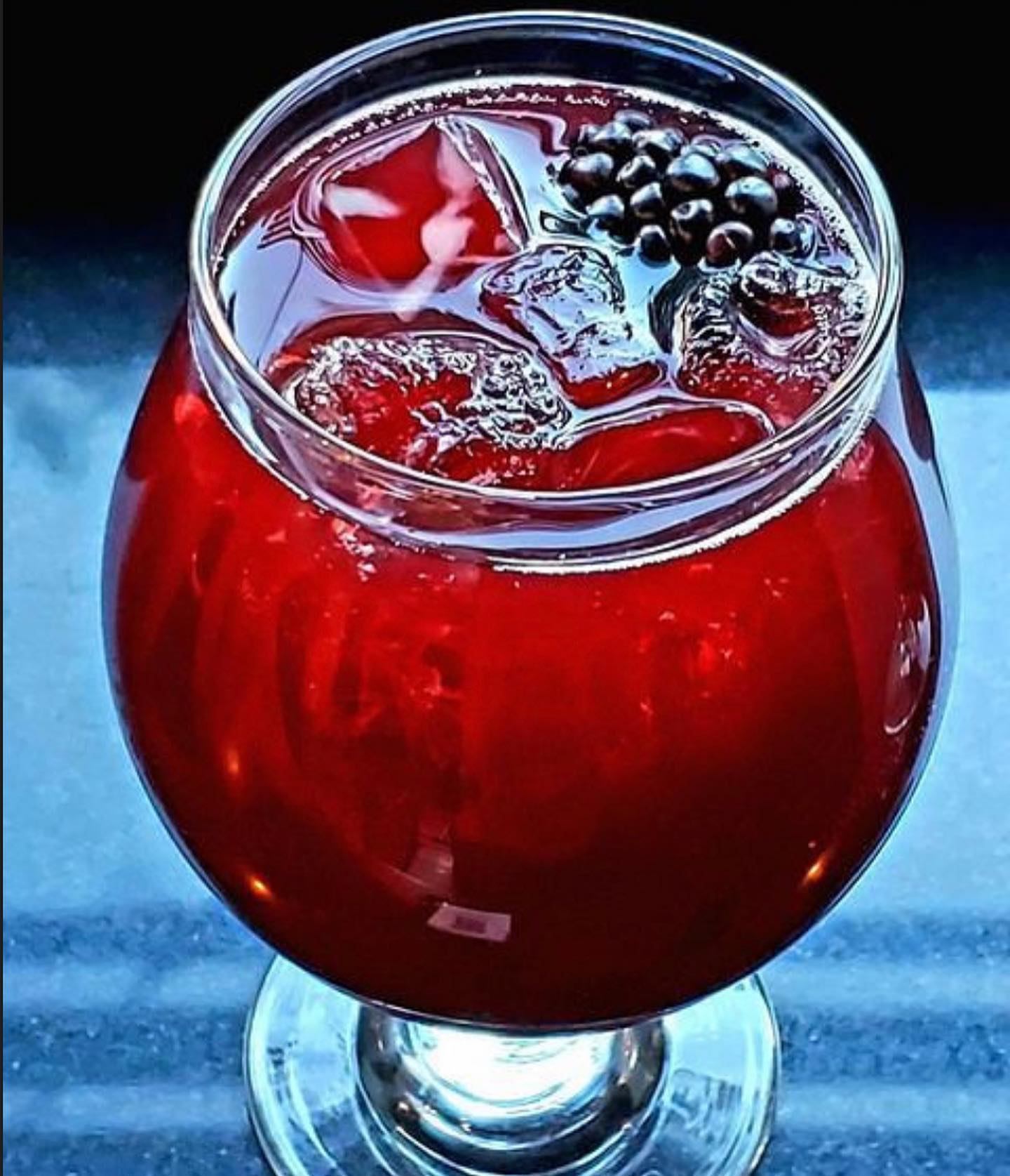 awake non alcoholic berry mocktail 