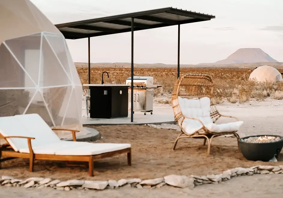glamping in Texas Big Bend National Park 