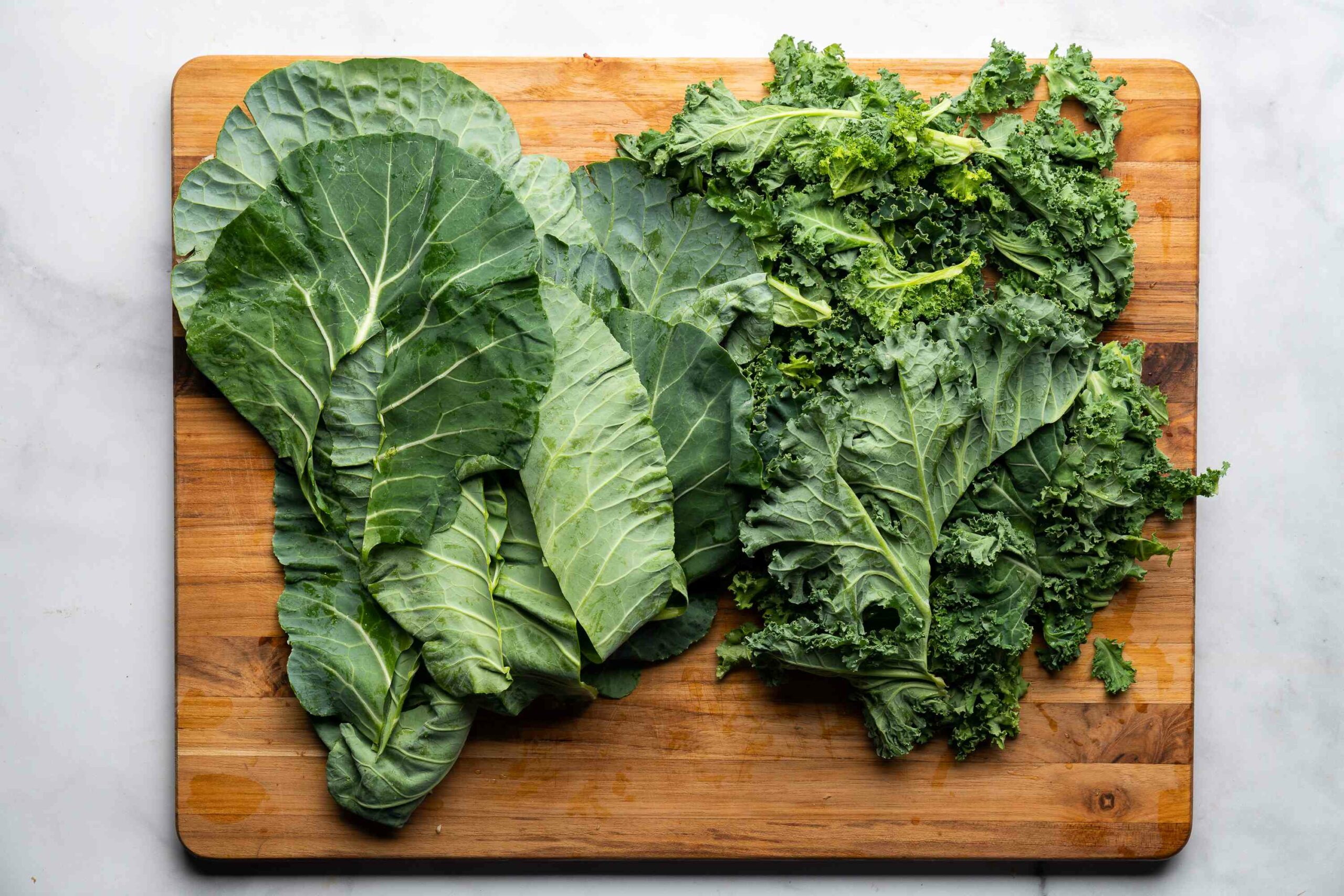 kale and collard greens