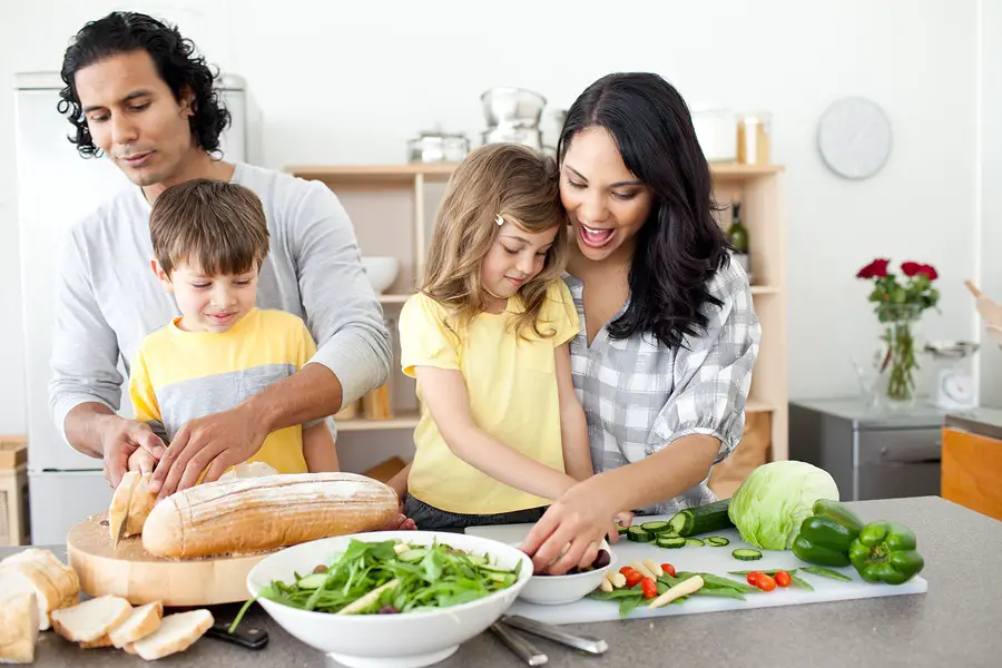 family ferments food together