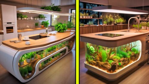 Imagine Your Kitchen Sink Has A Built-In Composter, Connected To Your Hydroponic Garden – This Is The Futuristic Eco-Design!