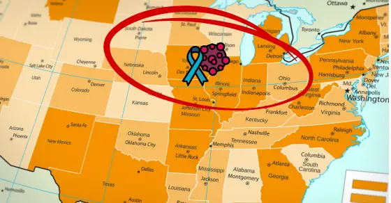 Midwest cancer rates and glyphosate